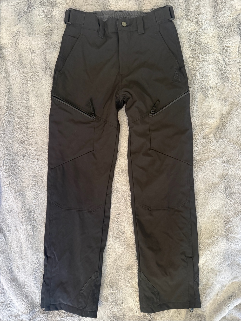 Gerry Men’s Stretch Snow Pants Black Small Fleece Lined Ski Boarding NWOT